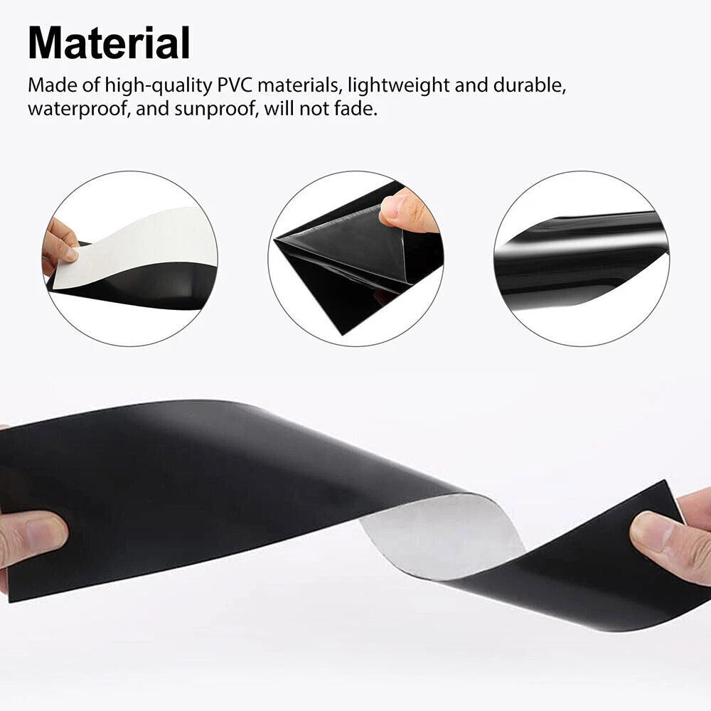 6X Glossy Black Door Trim B Pillar Posts Gloss Cover for Cadillac SRX (2010–2016)