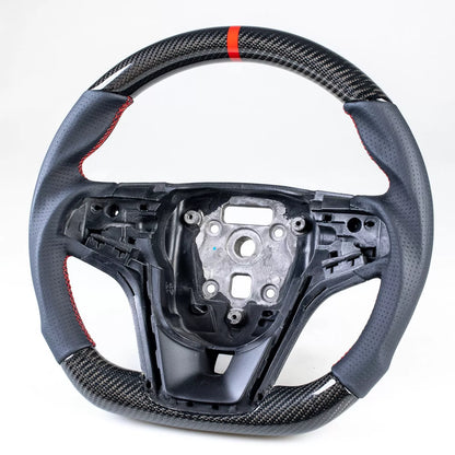 Carbon Fiber Flat Bottom Steering Wheel for Chevrolet Camaro (2012-2015)