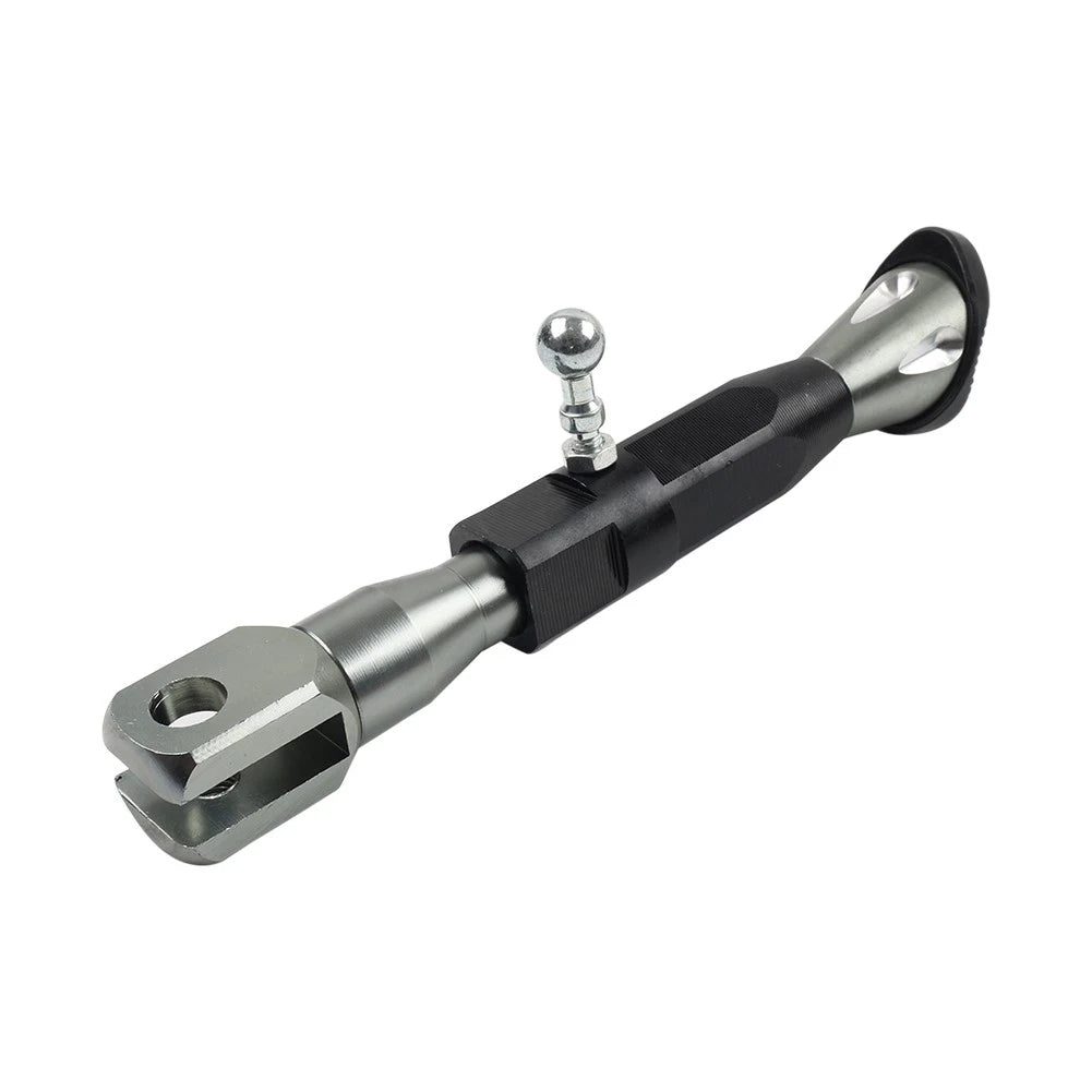 Universal Adjustable Kickstand Foot for Motorcycle - Side Support, Grey