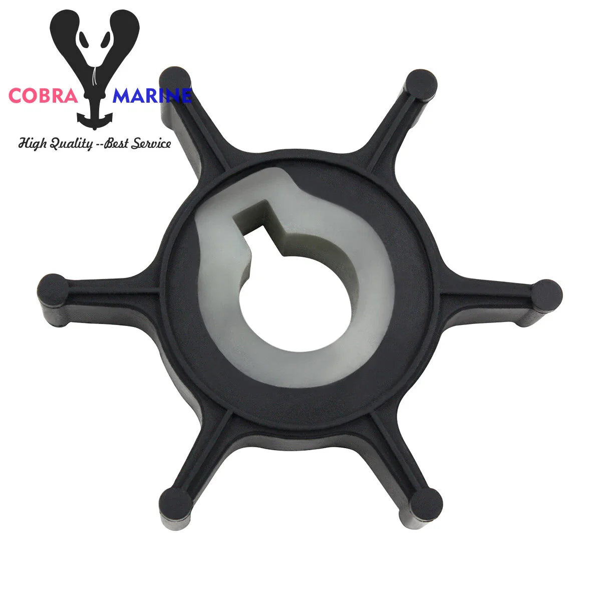 Water Pump Impeller for YAMAHA 2HP (646-44352-01) (P45, 2A, 2B, 2C)