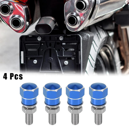 Bolts Screws 4pcs Universal Motorcycle License Plate Frame for Motorcycle