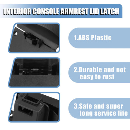 Console Armrest Lid Latch for Dodge Ram 1500 2500 3500 4500 (2013-2018)