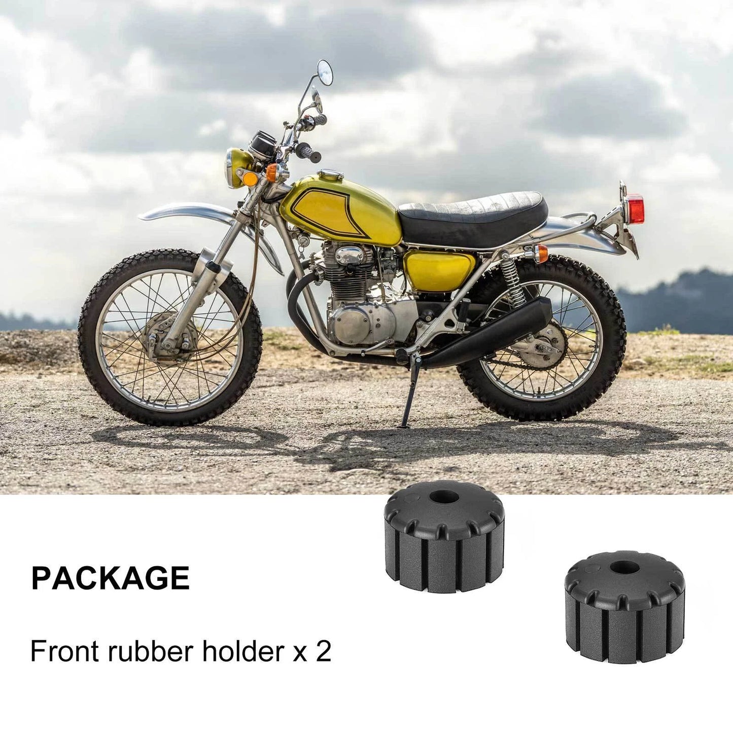 2PC Fuel Tank Rubber Mount for Honda CB250/CB360/CB400/CB500/CB550