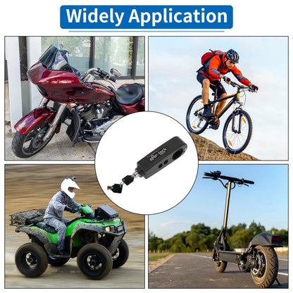 Handlebar Lock for Motorcycle Universal Scooter Bike Throttle Grip Black