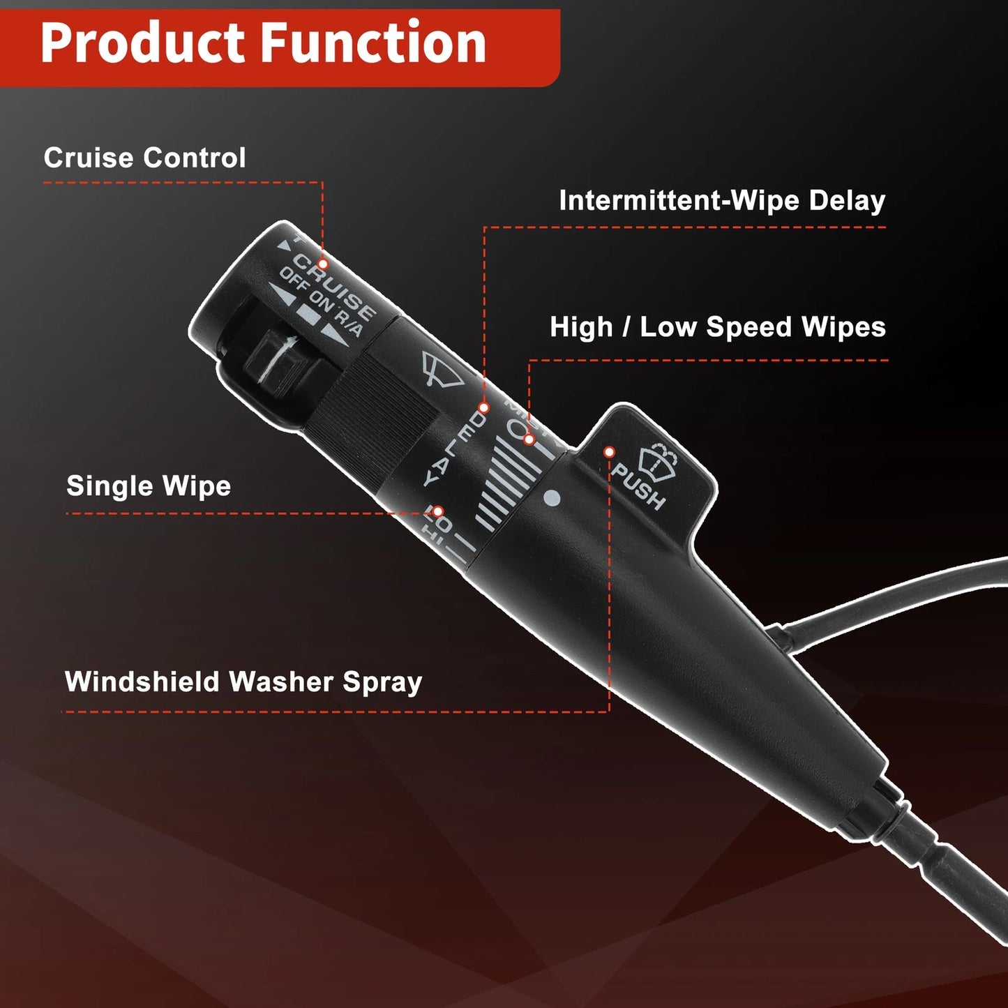 Turn Signal Switch Lever for Chevy GMC C/K Pickup