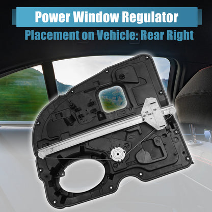 Rear Right Power Window Regulator for Dodge Ram 1500 Laramie SLT ST (2002-2023)