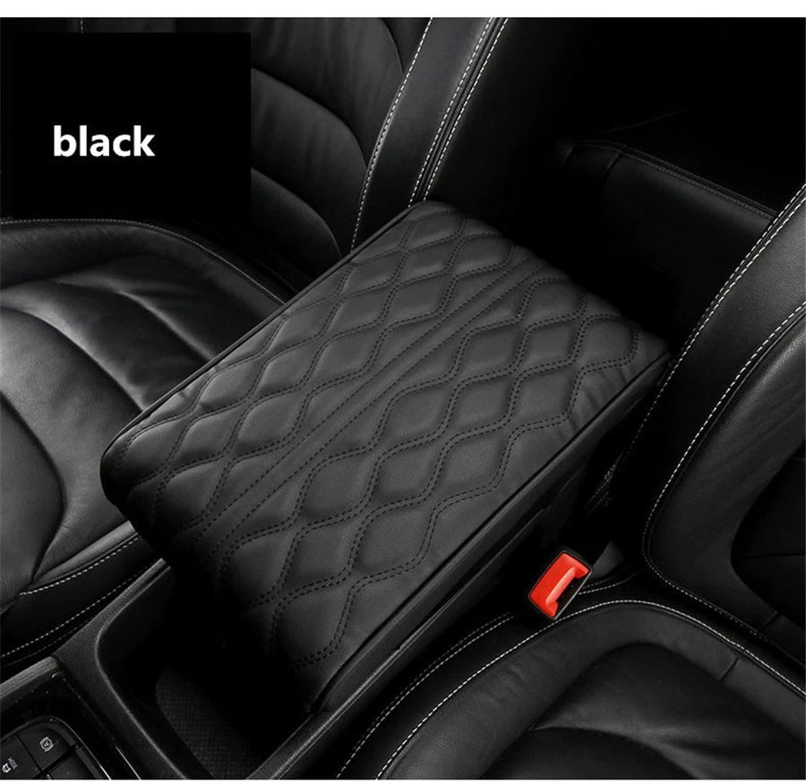 Armrest Pad Cover for Auto Center Console Box Leather Cushion Mat Universal