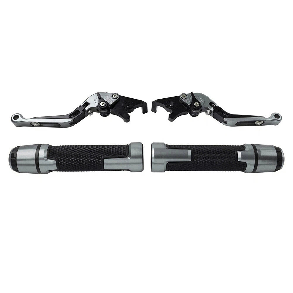 Titanium Extendable Brake Clutch Lever Grip Set for Yamaha YZF R1 R6