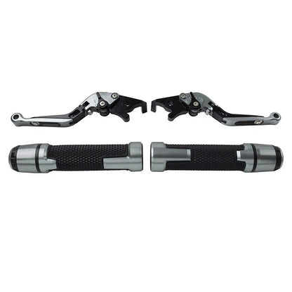 Titanium Extendable Brake Clutch Lever Grip Set for Yamaha YZF R1 R6