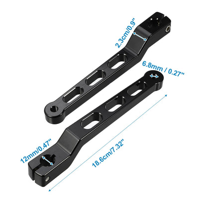 Pair Black / Heel Toe Shifter Levers for Harley Davidson Touring Trike