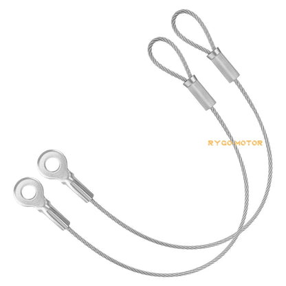 2 x Tailgate Cable for Polaris Ranger 400 500 570 800 EV