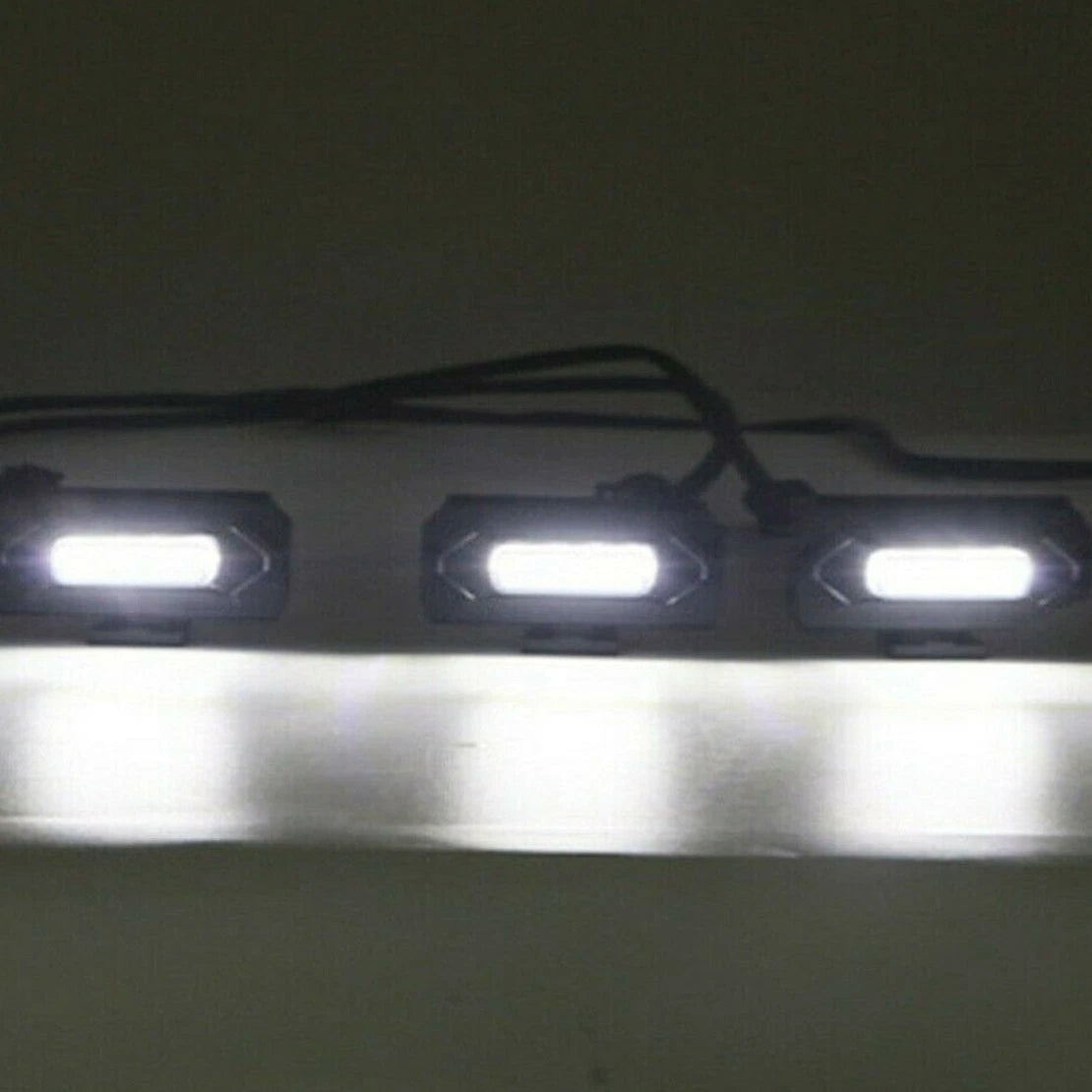 4x LED Grille Lights Transparent Lens for Toyota Tacoma (2020-2021)