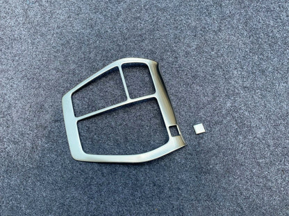 Central Gear Shift Matte Cover Frame for Toyota RAV4 (2019-2023) Stainless Steel