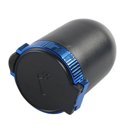 Portable Car Ashtray with Blue LED Light for All Vehicles