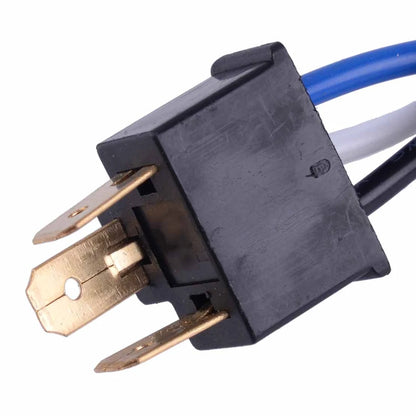 H4 Ceramic Headlight Harness Socket Connector Adaptor for Car
