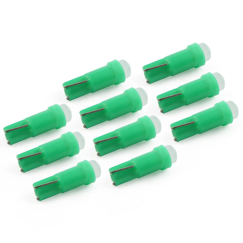 Green T5 1 SMD Dashboard Gauge Indicator Light Bulbs for Car