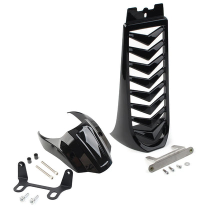 Glossy Black Headlight Fairing Spoiler for Harley Softail Breakout (2018-2023)