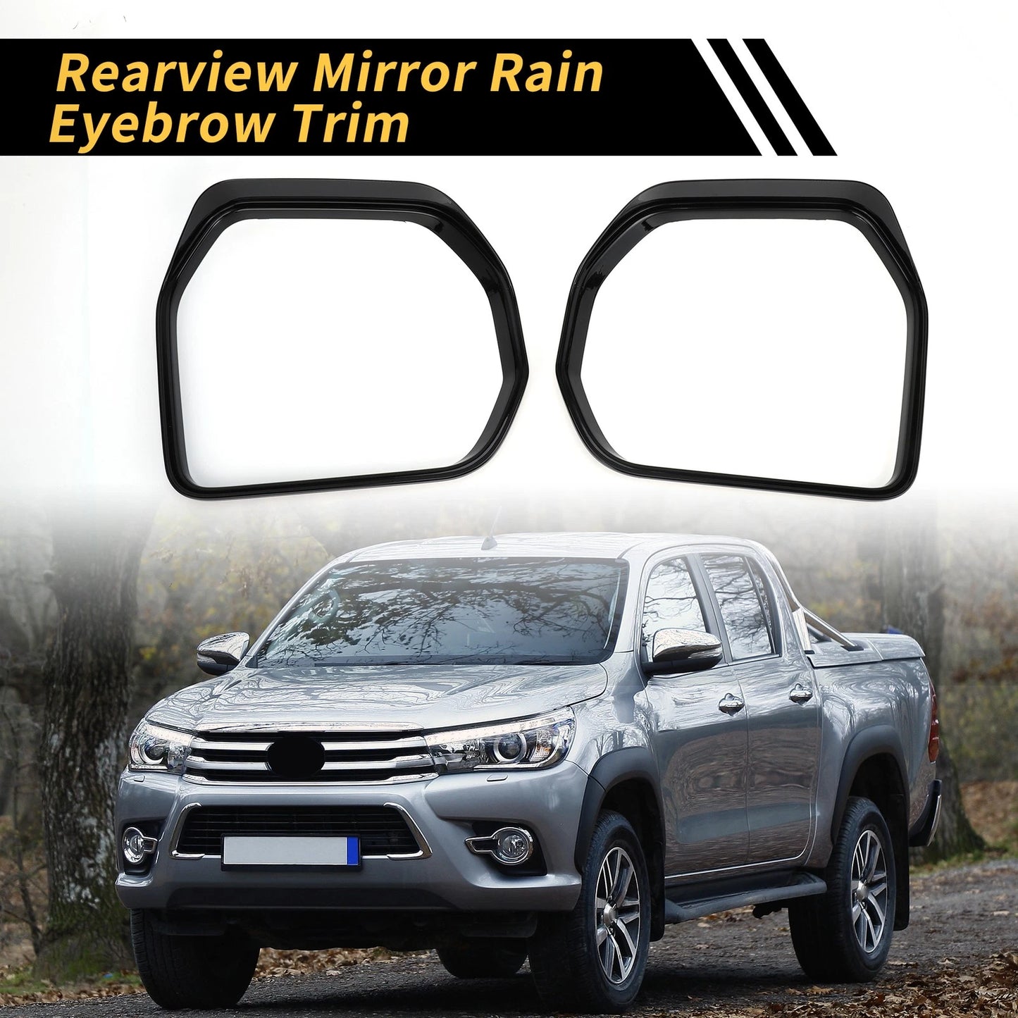 Rearview Mirror Eyebrow Trim for Toyota Tundra (2022-2024)