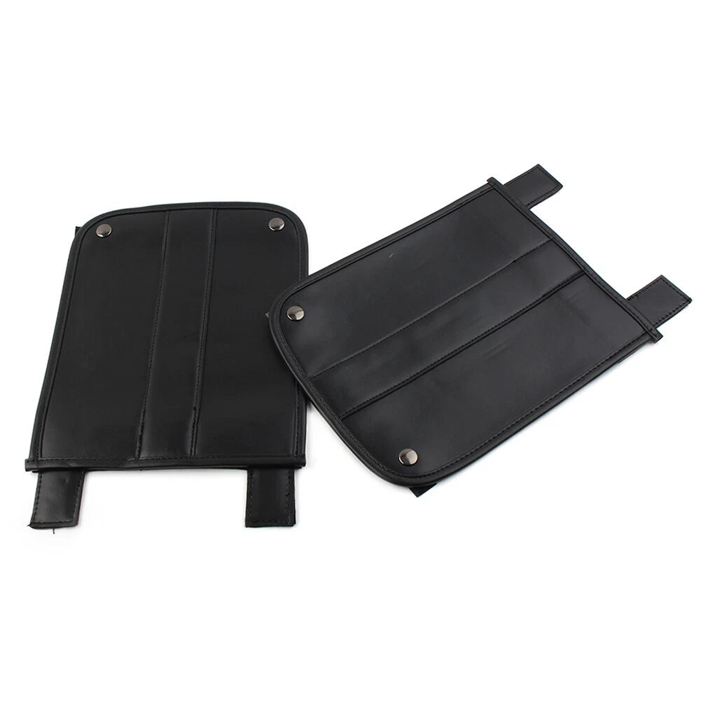 Black PU Leather Universal Trike Rear Fender Bra for Harley Roadsmith