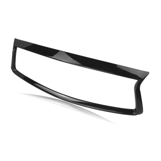 1x Black Front Grille Guard Trim Cover for Infiniti Q50 (2018-2024)
