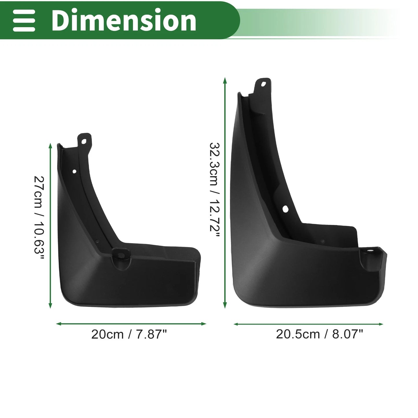 Mud Flaps Splash Guards for Buick Encore GX (2019–2020)