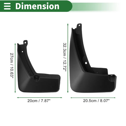 Mud Flaps Splash Guards for Buick Encore GX (2019–2020)