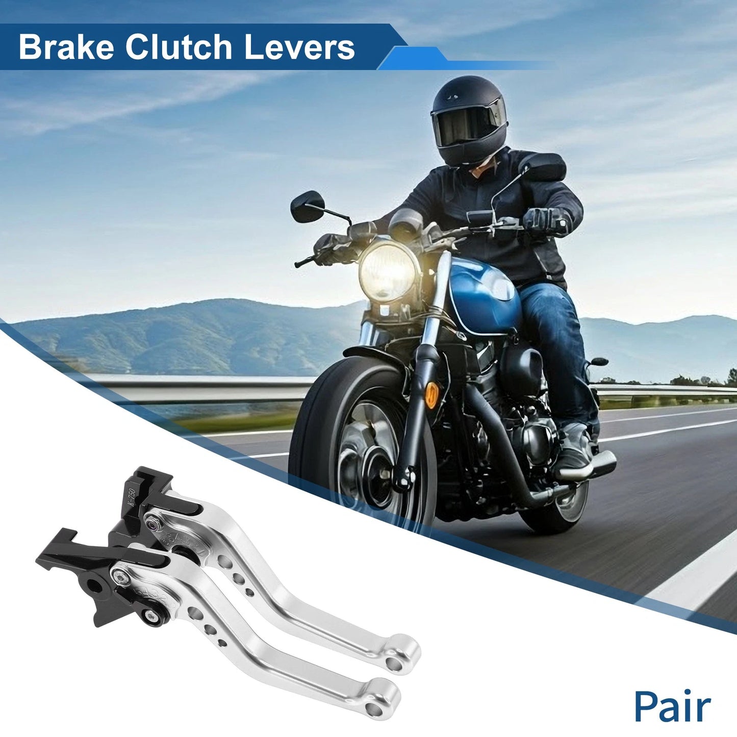 Brake Clutch Levers for Kawasaki Ninja 650R/ER-6F/EX650 (2017–2022)