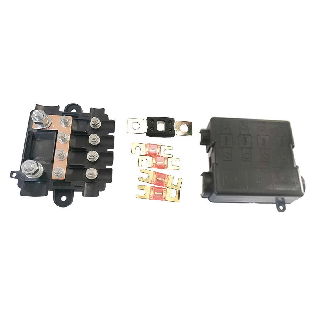5 Pole Terminal Block Fuse Holder Box for Universal Acc Sk