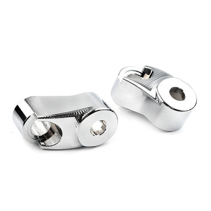 Chrome Front Turn Signal Mount for Harley Sportster FXR 39mm 49mm Forks