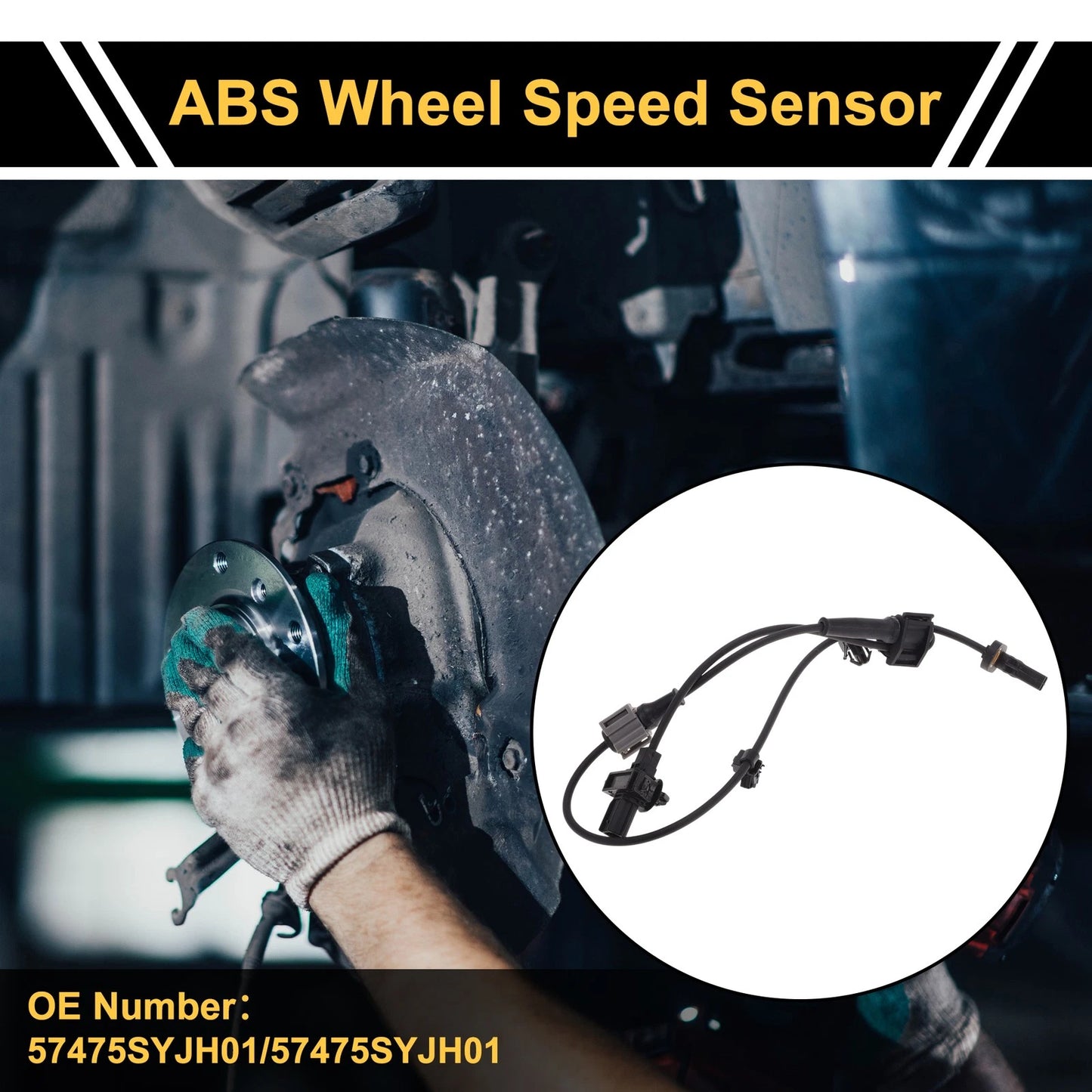 ABS Wheel Speed Sensor for Honda Elysion RR7 (2013-2016) 1 Pc Rear Left