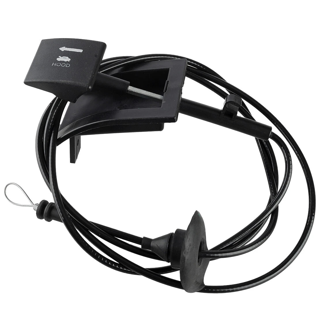 Hood Latch Release Cable & Pull Handle for Ford F150 F250 F350 (1992-1996)