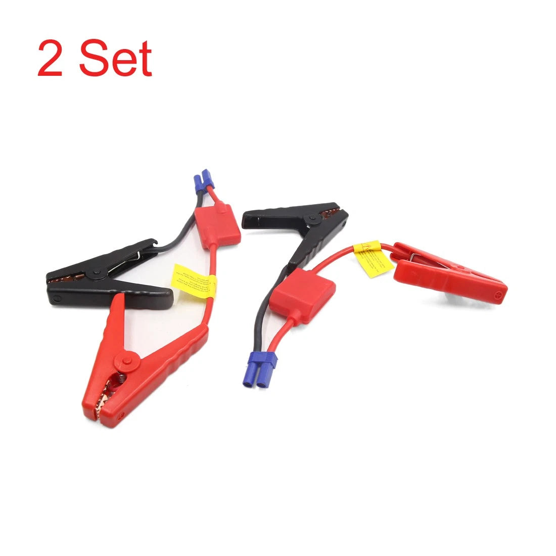 Emergency Alligator Clamps 2 x Booster Battery Clips for Car Motorcycle