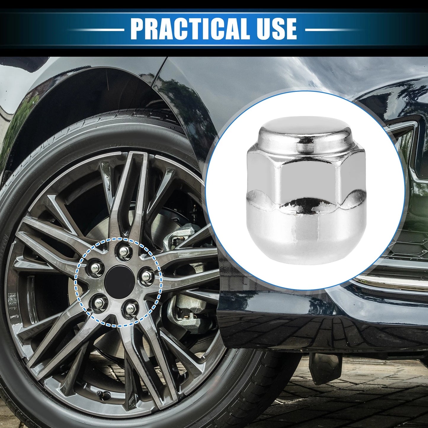 10 x Wheel Lug Nuts for Honda Odyssey & Pilot M14x1.5 (2005-2023)