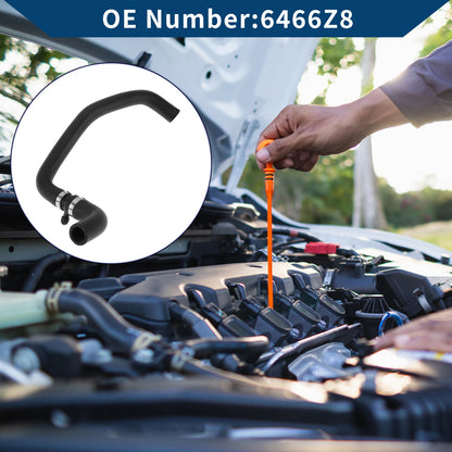 Radiator Hose for PEUGEOT 206 Hatchback (1998-2012) Rubber Black 1 Pc