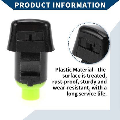 2 x Front Windshield Washer Nozzles for Jeep Commander (2006-2010)