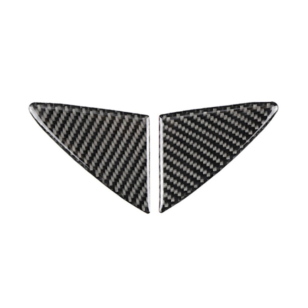 Front Grille Cover Trim for Mazda 3 Axela 2014-2016 Carbon Fiber