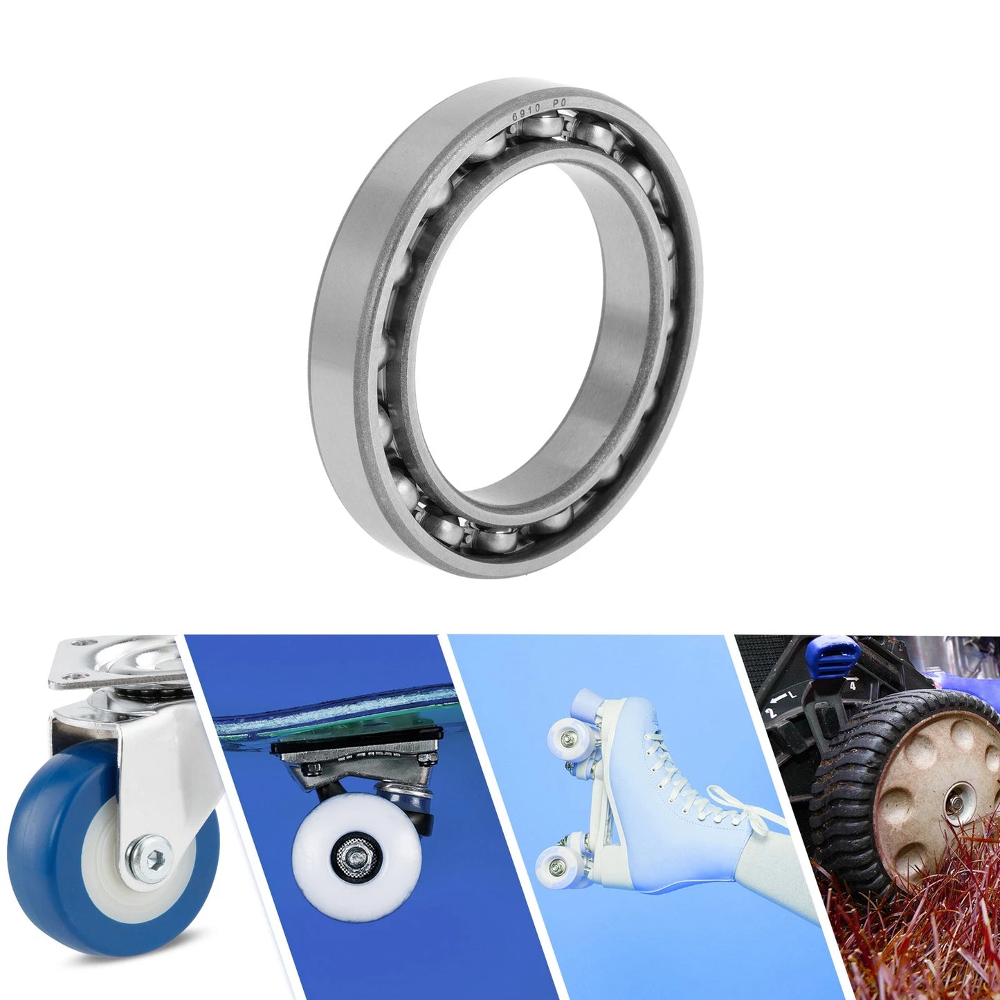 50x72x12mm Deep Groove Ball Bearings 1 Pc for Scooter Skateboard Wheel