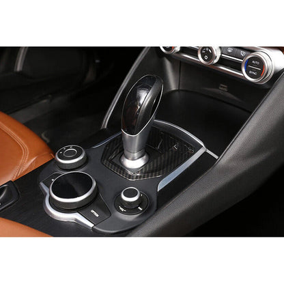 Gear Shift Panel Trim Cover for Alfa Romeo Giulia Stelvio (2017-2019)
