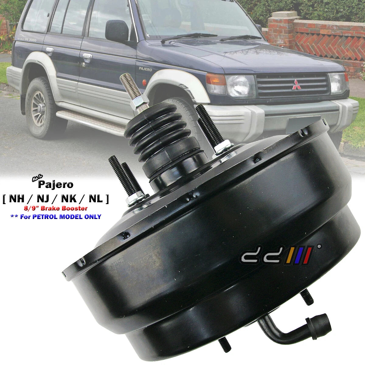 8" Dual Brake Booster for Mitsubishi Pajero NH NJ NK NL (1992-1999)