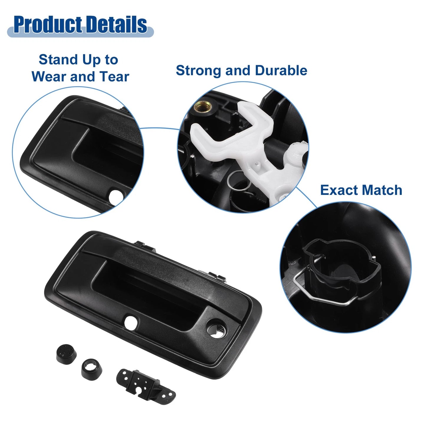 Tailgate Handle Liftgate Latch for Silverado & Sierra (2016-2019)