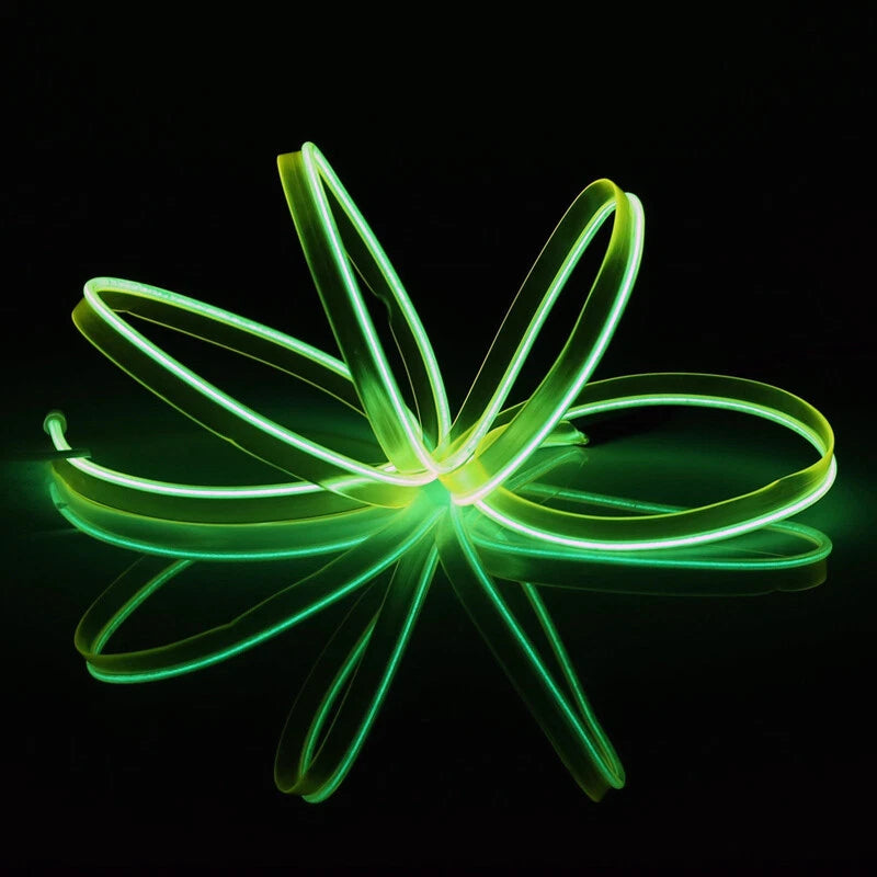 LED Car Interior Atmosphere EL Wire Neon String Lights