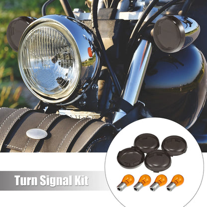 Smoked Black Turn Signal Lens for Harley Dyna (02–13)