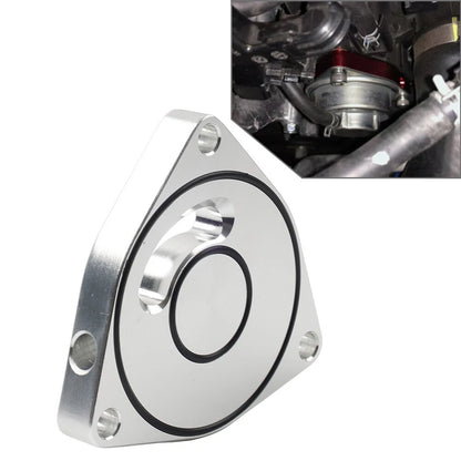 Silver Turbo Blow Off Valve BOV Plate Spacer for Honda Civic (2015-2021)