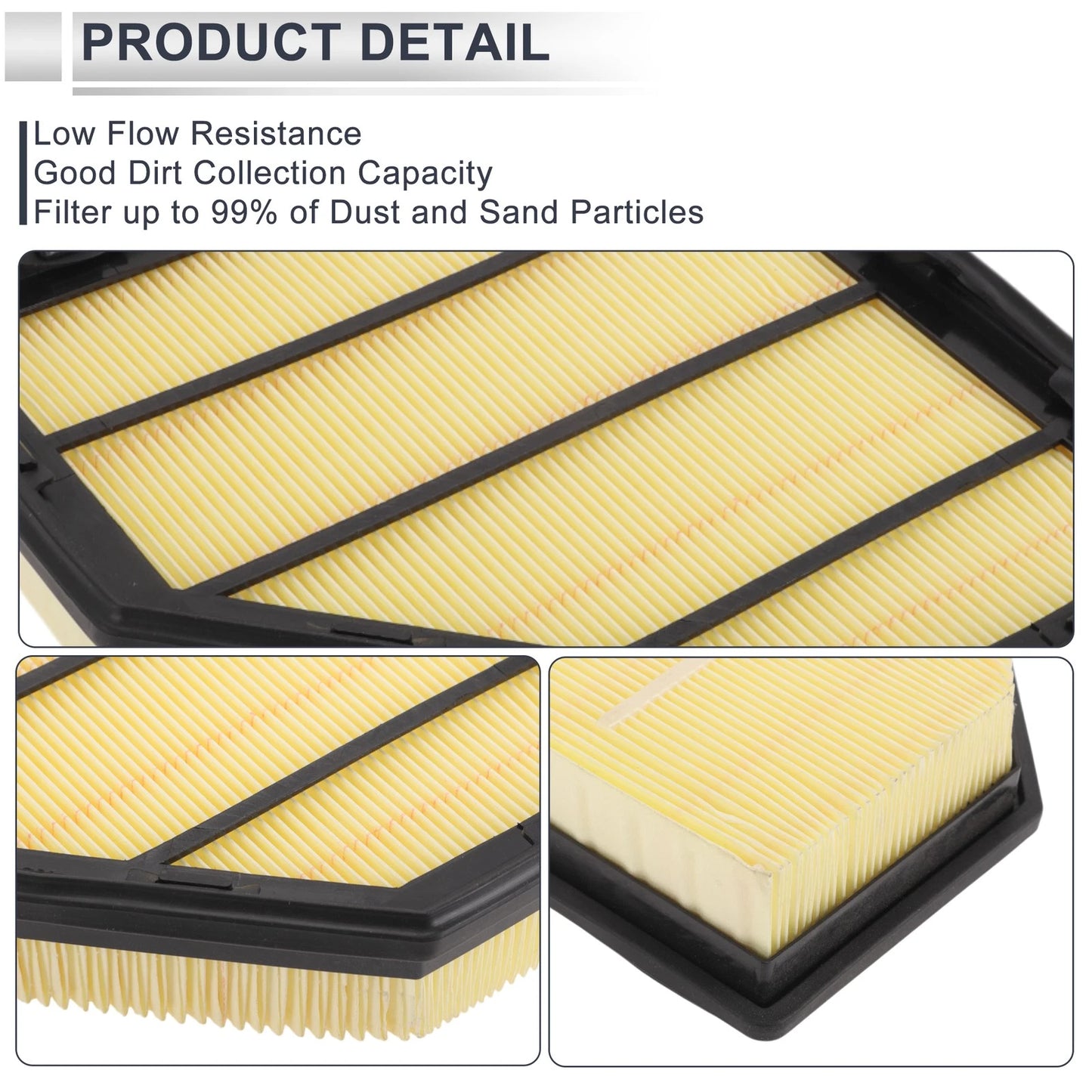 Engine Air Filter for BMW 540i Base 3.0L L6 (2018-2020) 1 Pcs