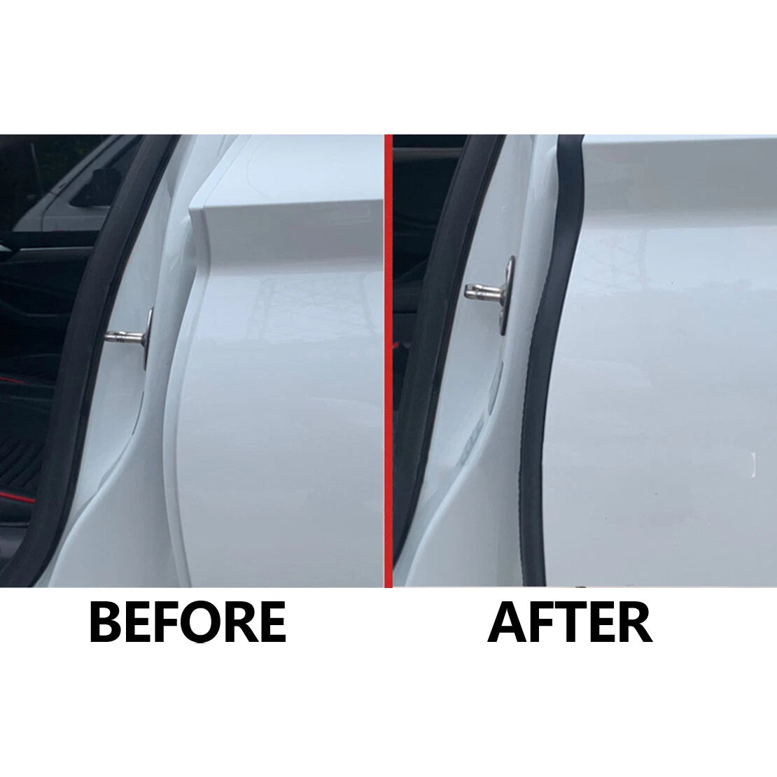 B Pillar Door Edge Waterproof Soundproof Rubber Seal Strip for Car