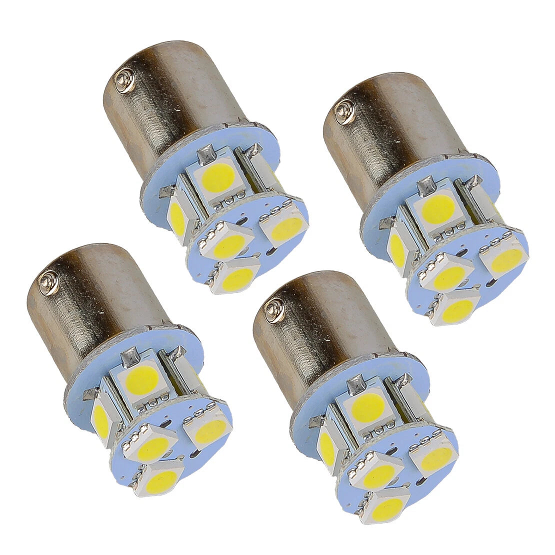 4Pcs 1156 BA15S LED 8SMD DRL Daytime Running Lights for Car