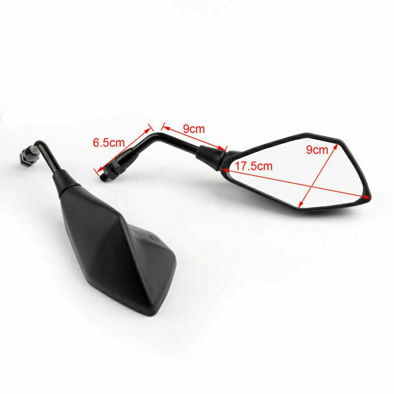 10mm Rear View Mirror for Kawasaki ER650 ER-6N (2012-2016) ZR800 Z800 (2013-2016) Z250SL
