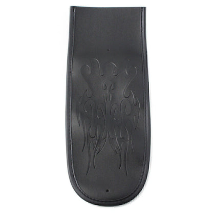 Leather Cushion Rear Flame Stitching for Harley Dyna Fat Bob & Street Glide