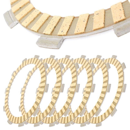 6PCS Clutch Friction Disc Plates for Honda Steed 400 600 Shadow (90-98)