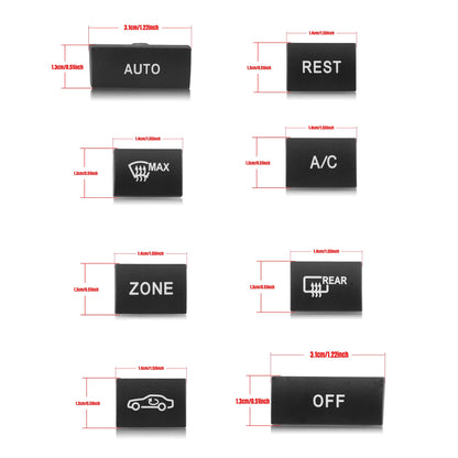 A/C Control Button Cover Set for Benz E Class W212 (2009-2016)